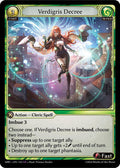 Verdigris Decree [Foil] [MRC]