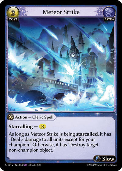 Meteor Strike [Foil] [MRC]