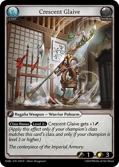 Crescent Glaive Foil [AMB]