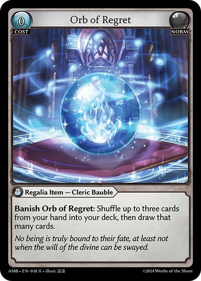Orb of Regret Foil [AMB]