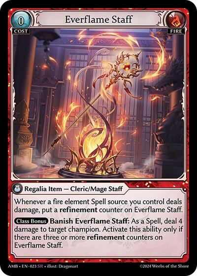 Everflame Staff Foil [AMB]