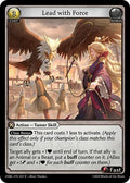 Lead with Force Foil [AMB]