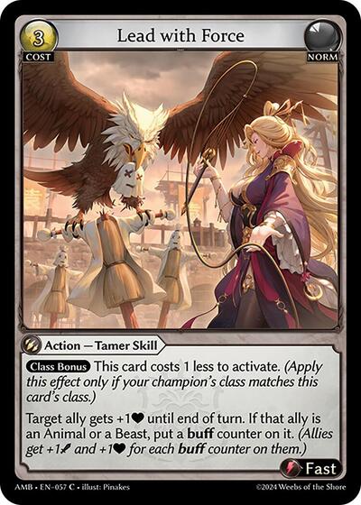 Lead with Force Foil [AMB]