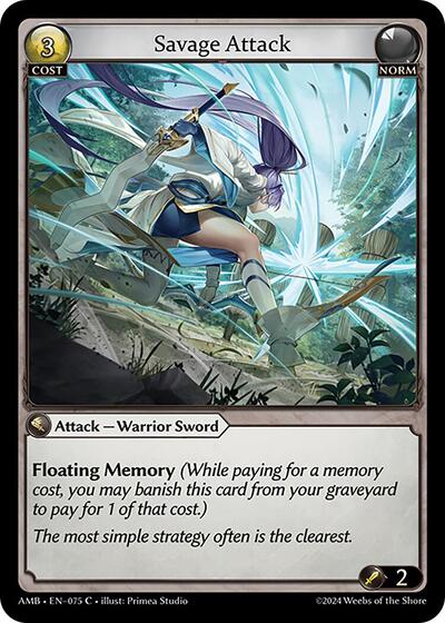 Savage Attack Foil [AMB]