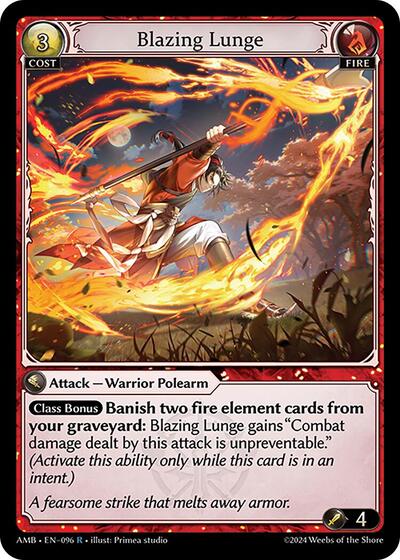 Blazing Lunge Normal [AMB]