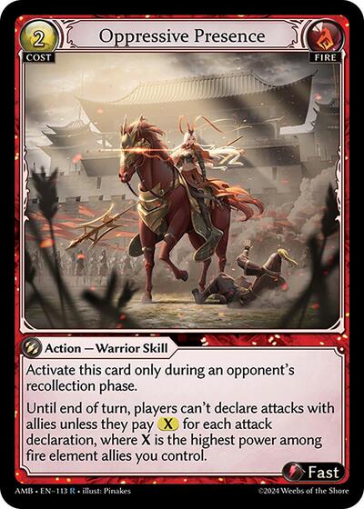 Oppressive Presence Foil [AMB]
