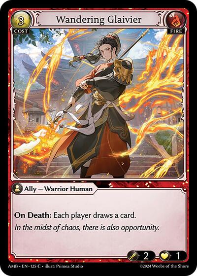 Wandering Glaivier Foil [AMB]