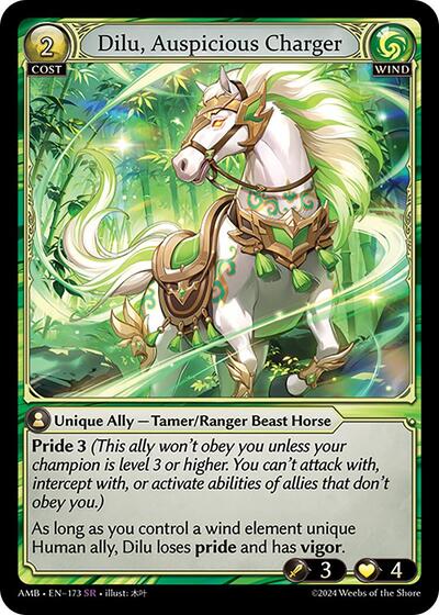 Dilu Auspicious Charger Foil [AMB]