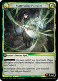 Materialize Polearm Foil [AMB]