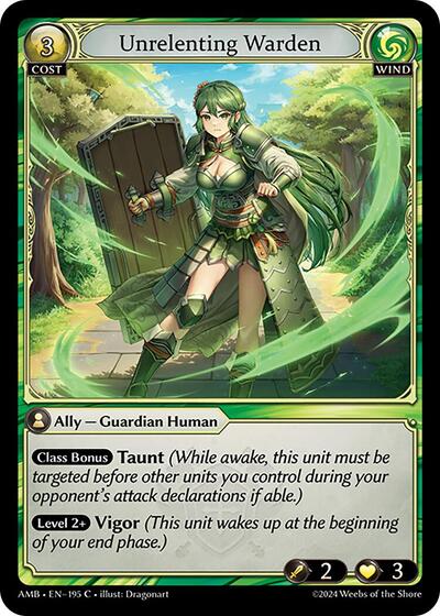 Unrelenting Warden Foil [AMB]