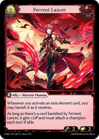 Fervent Lancer Foil [AMB]