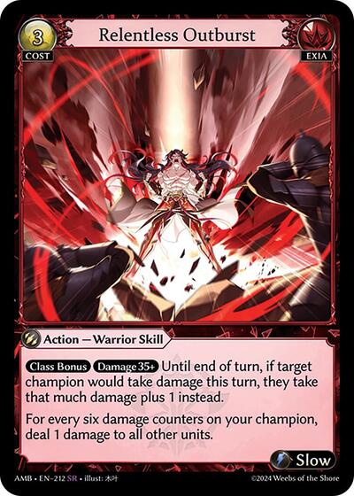 Relentless Outburst Foil [AMB]