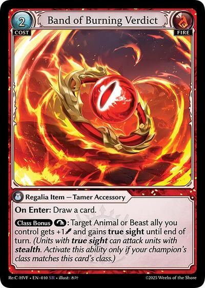Band of Burning Verdict [Normal] [Re:C HVF]