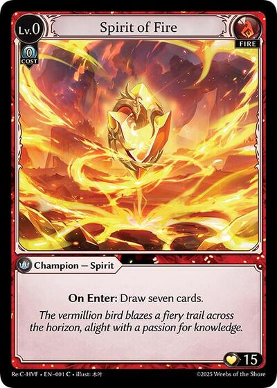 Spirit of Fire [Normal] [Re:C HVF]