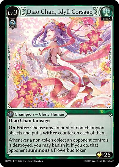 Diao Chan Idyll Corsage [Foil] [HVN]