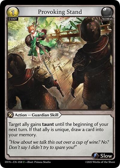Provoking Stand [Foil] [HVN]