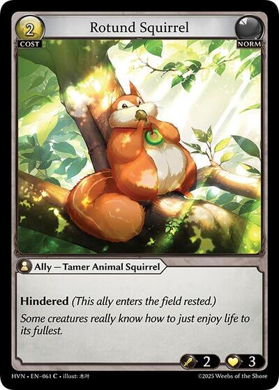 Rotund Squirrel [Foil] [HVN]