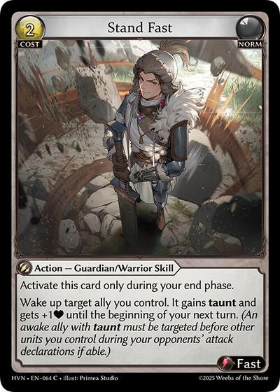 Stand Fast [Normal] [HVN]