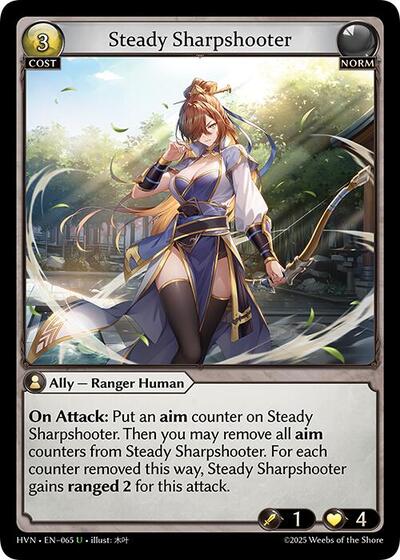 Steady Sharpshooter [Foil] [HVN]