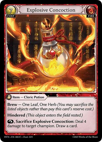 Explosive Concoction [Foil] [HVN]