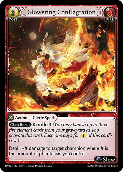 Glowering Conflagration [Foil] [HVN]