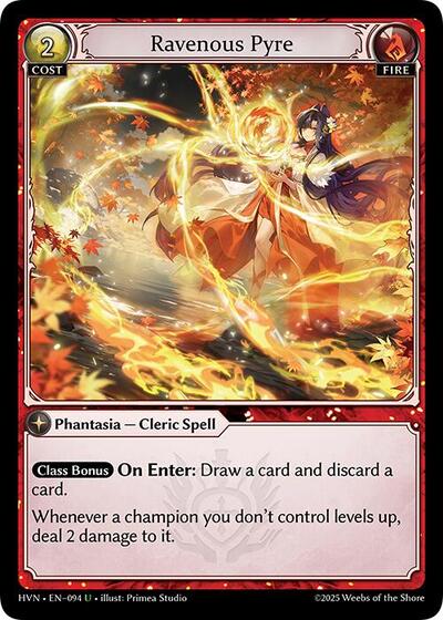 Ravenous Pyre [Foil] [HVN]