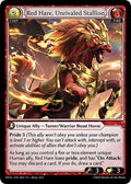 Red Hare Unrivaled Stallion [Foil] [HVN]