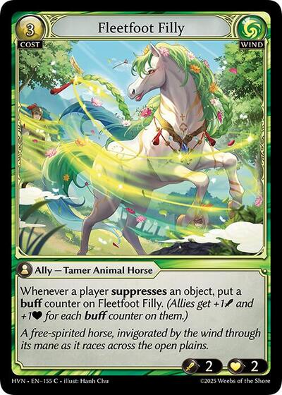 Fleetfoot Filly [Foil] [HVN]