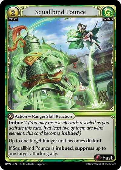 Squallbind Pounce [Foil] [HVN]