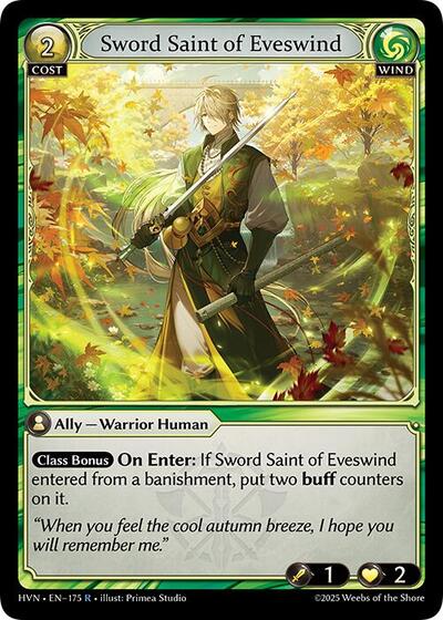 Sword Saint of Eveswind [Normal] [HVN]