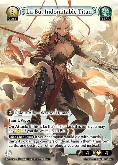 Lu Bu Indomitable Titan Lu Bu Wrath Incarnate [Normal] [HVN]