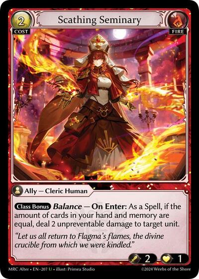 Scathing Seminary [Normal] [MRC]