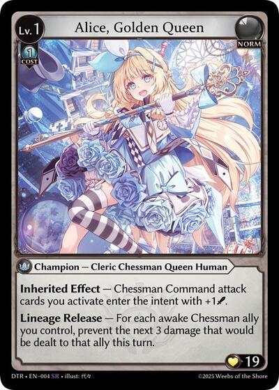 Alice Golden Queen [Normal] [DTR] – CapybaraCards