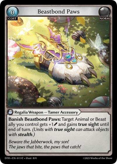 Beastbond Paws [Foil] [DTR]