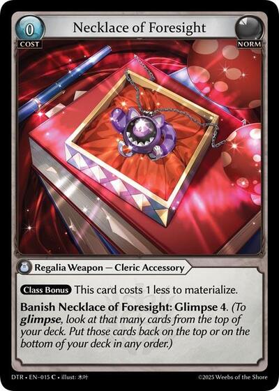 Necklace of Foresight [Normal] [DTR]