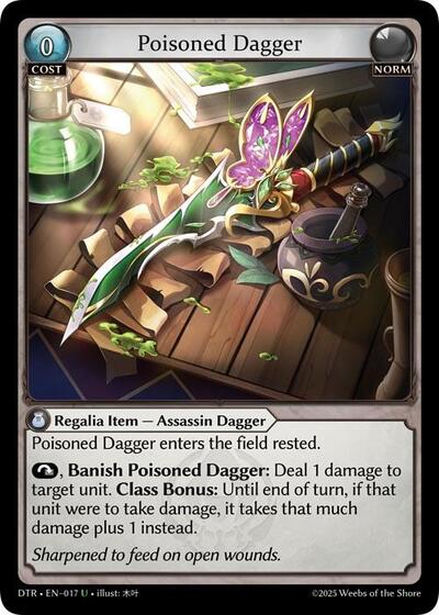 Poisoned Dagger [Foil] [DTR]