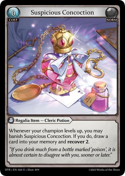 Suspicious Concoction [Normal] [DTR]