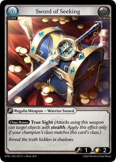 Sword of Seeking [Foil] [DTR]