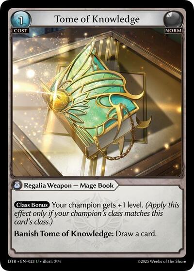Tome of Knowledge [Foil] [DTR]