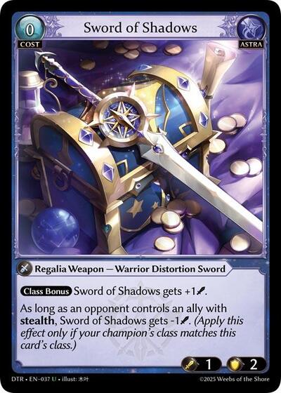 Sword of Shadows [Foil] [DTR]