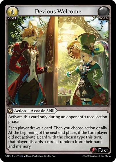 Devious Welcome [Foil] [DTR]