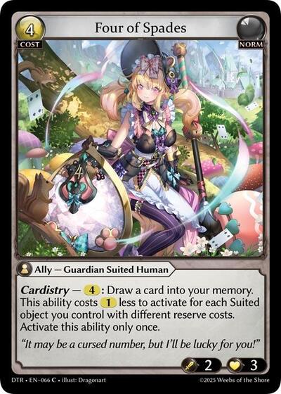 Four of Spades [Foil] [DTR]