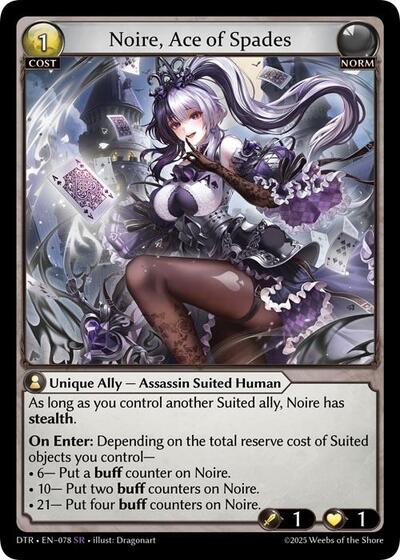 Noire Ace of Spades [Normal] [DTR]