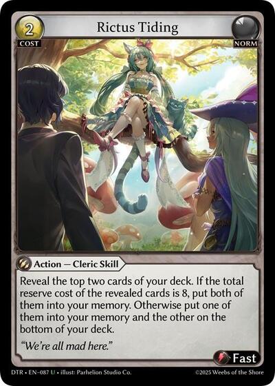 Rictus Tiding [Foil] [DTR]
