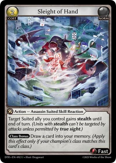 Sleight of Hand [Normal] [DTR]