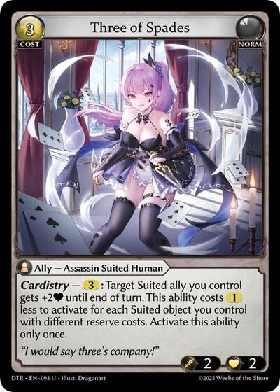 Three of Spades [Normal] [DTR]