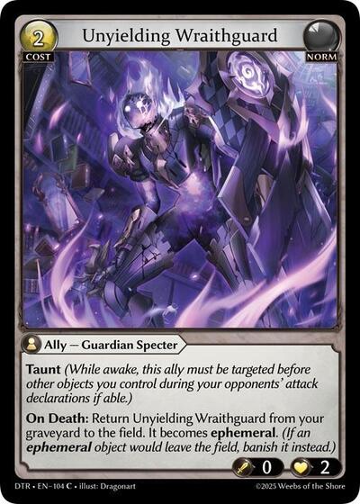 Unyielding Wraithguard [Normal] [DTR]