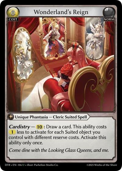 Wonderlands Reign [Normal] [DTR]