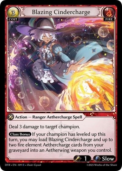 Blazing Cindercharge [Normal] [DTR]