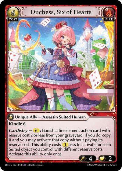 Duchess Six of Hearts [Normal] [DTR]